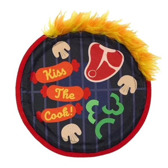 BARK Pet Summer Big Shake Lake Bark-B-Q Dog Plush Crinkle Toy Stuffing Free - Picture 2 of 5